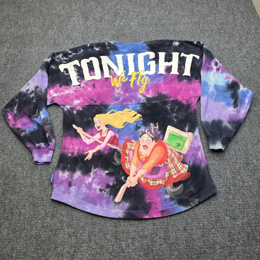 Disney Parks‎ Hocus Pocus Spirit Jersey Tonight We Fly Tie Dye Sanderson Sisters